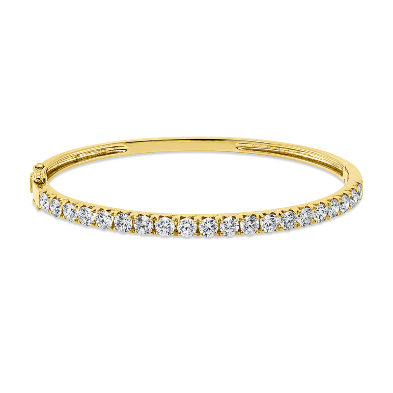 Image 90011456 - Armreif 18 kt GG, 20 Brillanten 2,41 ct, TW-vsi/si, H:47,0 mm, B:54,0 mm, S:3,4 ...