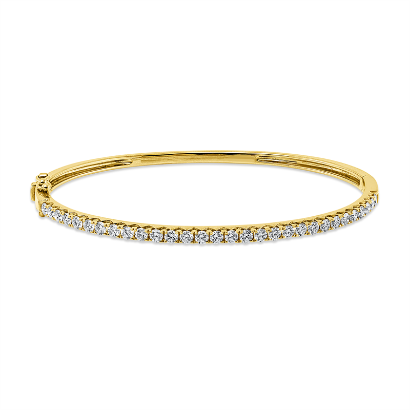 Image 90011457 - Armreif 18 kt GG, 30 Brillanten 1,16 ct, TW-vsi/si, H:47,0 mm, B:54,0 mm, S:2,6 ...